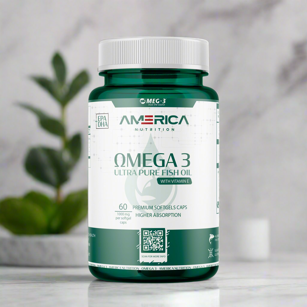 Omega 3 - Ultra Pure Fish Oil - Com Vitamina E